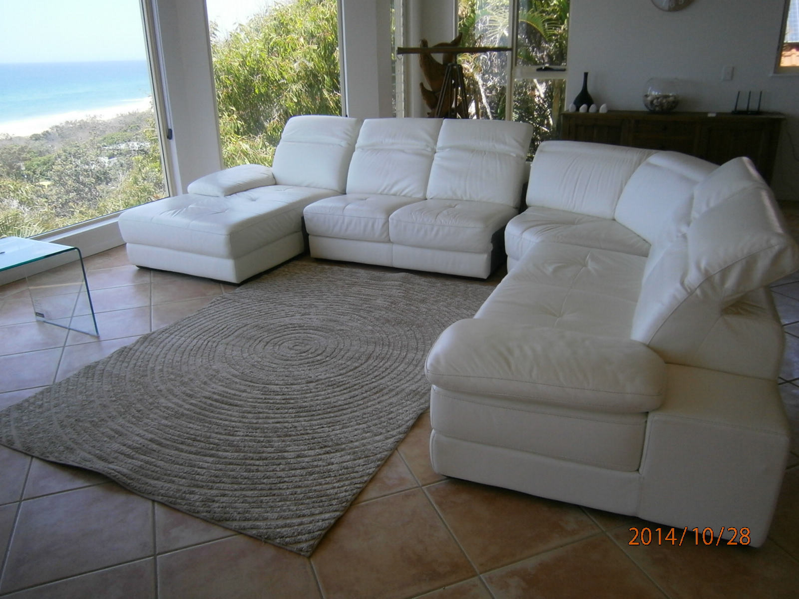 Quality leather furniture professionally maintained